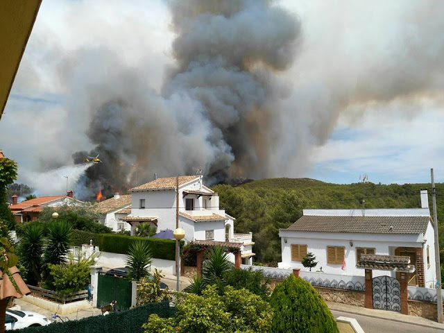 Incendi Forestal al Tarragonès
